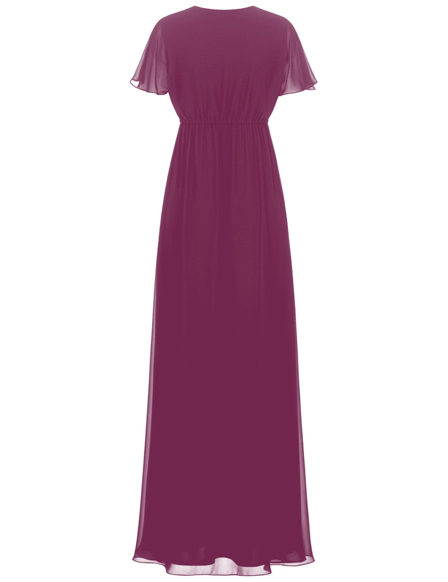 Star Night 0081 Chiffon (mit elastischem Taillenband) Violets